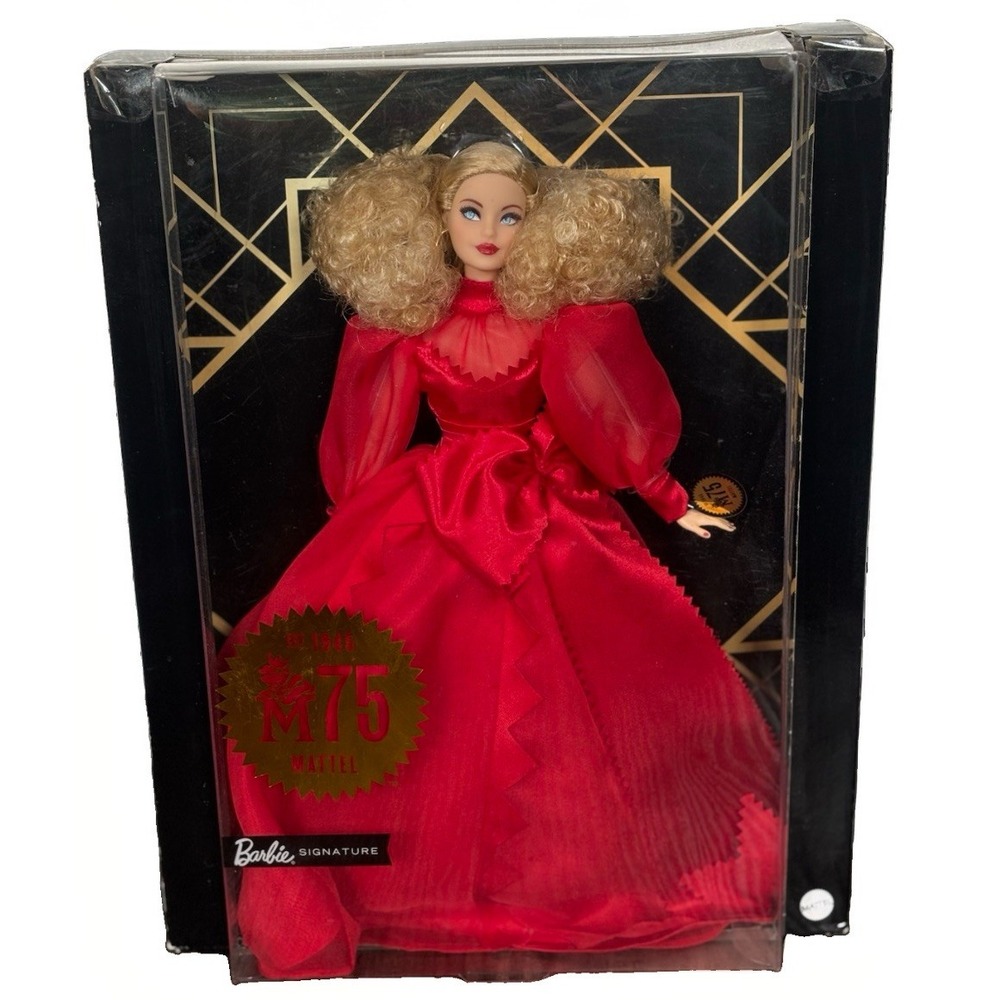 2020 Blonde Barbie Signature Doll M75 Mattel 75th Anniversary NRFB